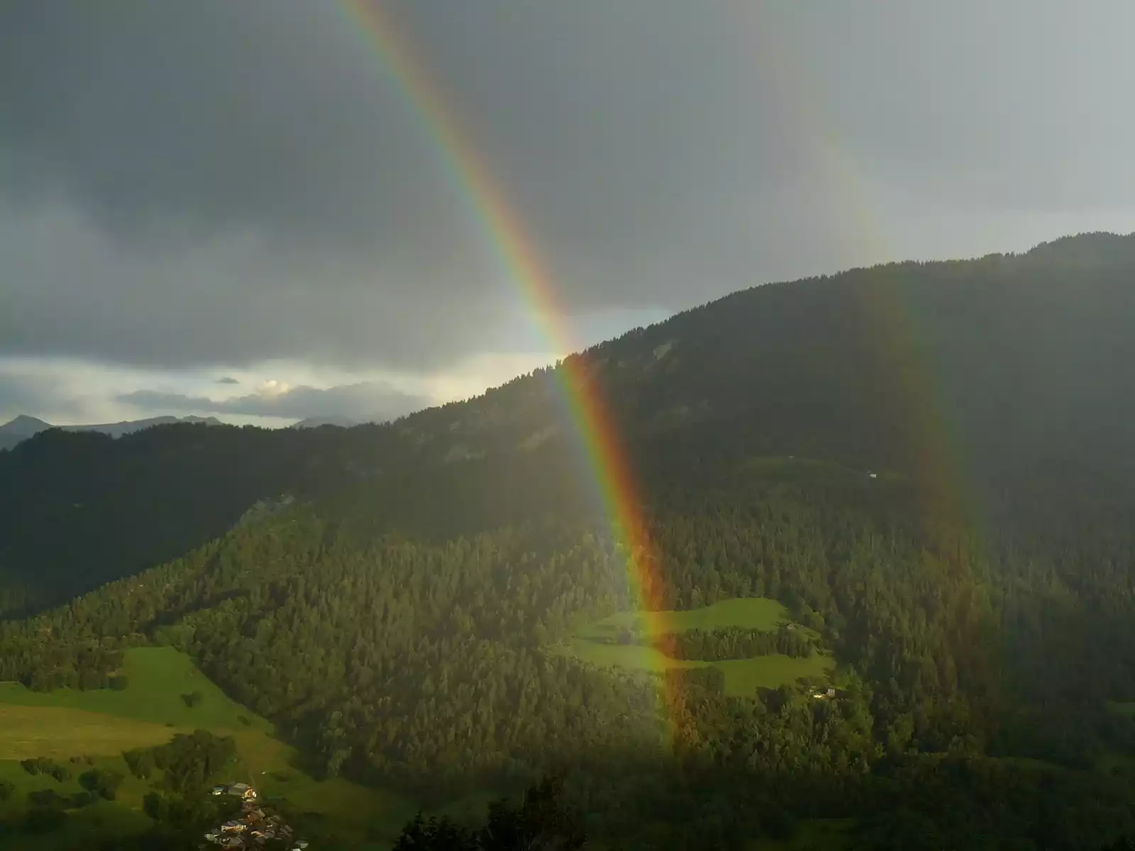 Vue du club de vacances à Valmorel